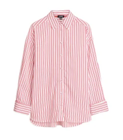 J&JOY Rood en zwart gevoerde damesblouse multicolor Best