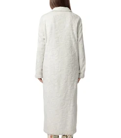 ADMAS Rosas Lange jas voor binnen Jacquard gray Hot