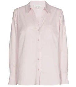 Marie Méro Roze bloes in katoen met stretch pink Clearance