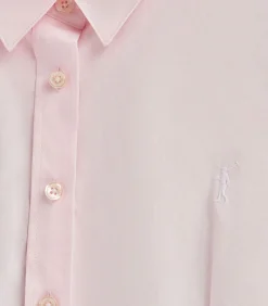 Polo Club Roze hemd met slim fit en Rigby Go-logo pink Hot