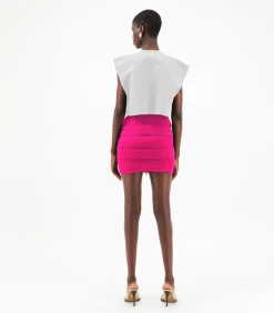 ÚCHÈ Roze mini pufferrok pink Sale