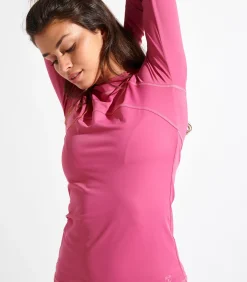 Banana Moon Roze top met lange mouwen WELLNESS ARCPOL pink Outlet