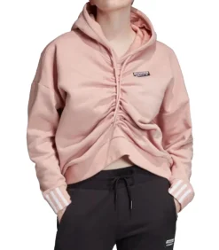 Adidas RUCHED - Trui met kap - Roze pink
