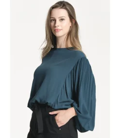 J&JOY Ruime mouwblouse blue Hot