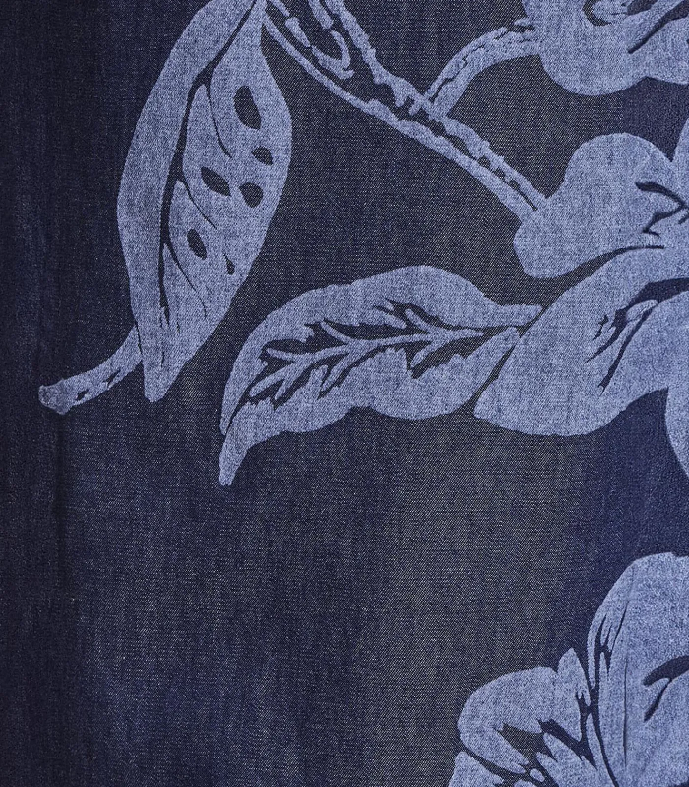 La Fée Maraboutée Ruimvallende blauwe jumpsuit met bloemenprint en bandjes blueJeans Outlet