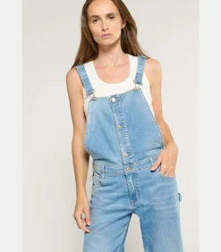 Le Temps des Cerises Salopette loose, wijd van jeans LAULY blue Discount