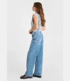 Le Temps des Cerises Salopette loose, wijd van jeans LAULY blue Discount