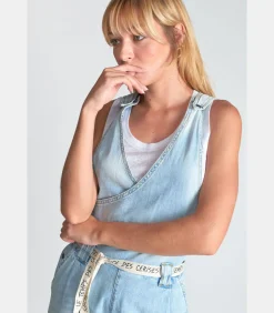 Le Temps des Cerises Salopette recht van jeans RIGA blue Best