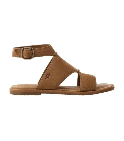 UGG Sandaal Delray van suède in bruin brown Discount