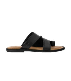 UGG Sandaal Matira van zwart leer elegant black Discount