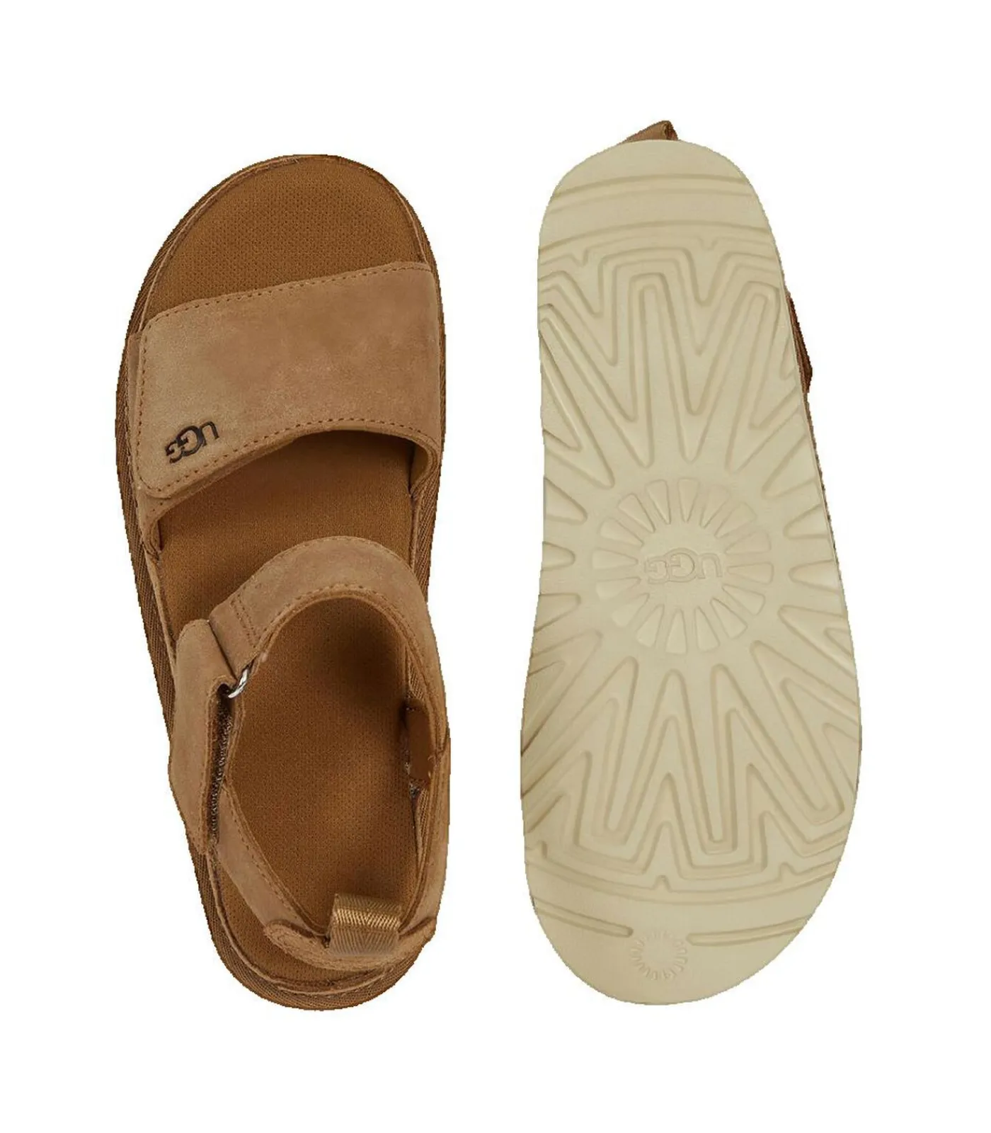 UGG Sandalen Goldenstar bruin suède brown Outlet