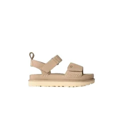 UGG Sandalen Goldenstar van Zacht Suède beige Sale
