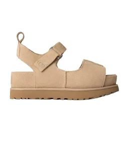 UGG Sandalen Goldenstar Hi van suède beige Sale
