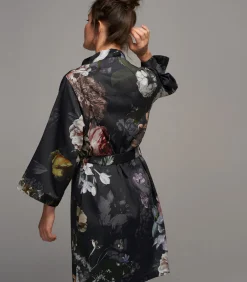 ESSENZA SARAI FLEUR FESTIVE - Kimono black New