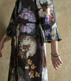 ESSENZA SARAI FLEUR FESTIVE - Kimono black New