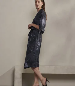 ESSENZA SARAI FLORA - Kimono darkBlue New