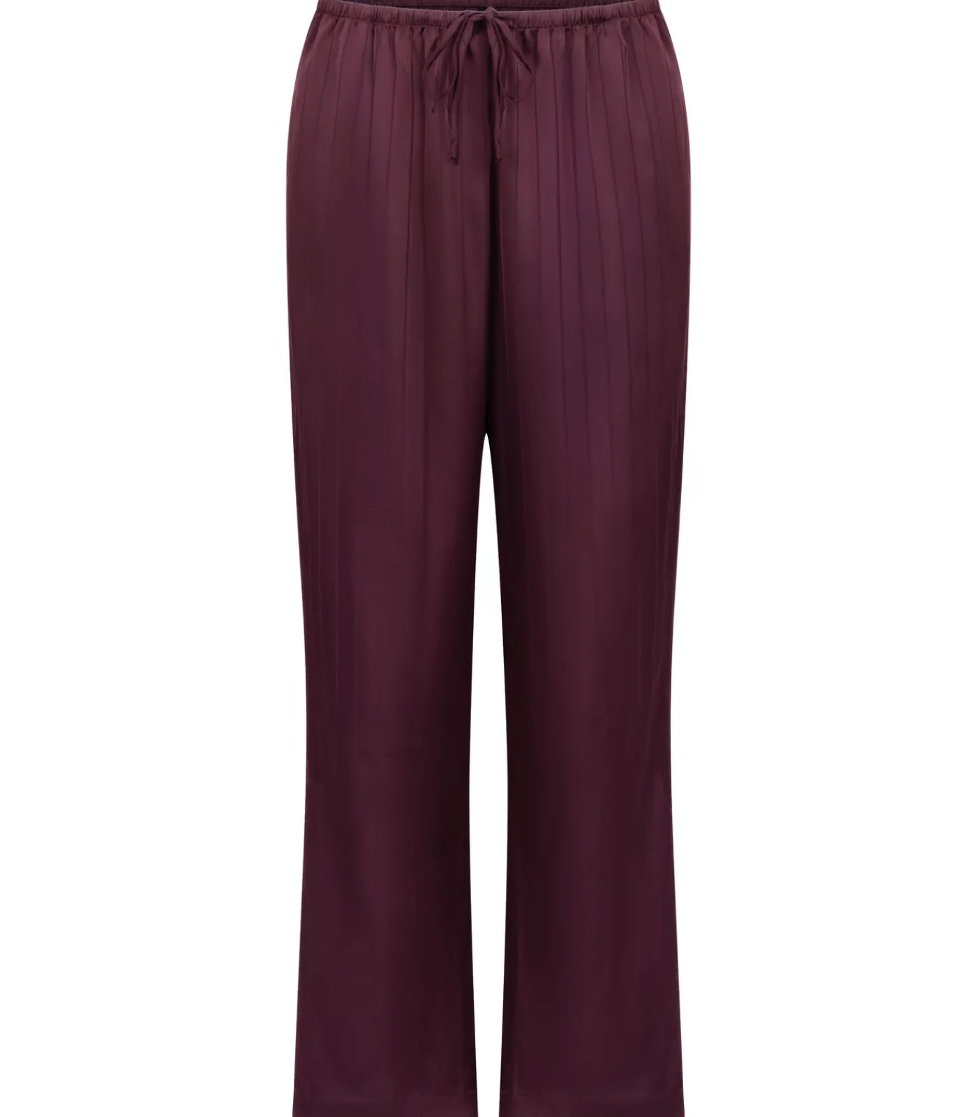 Hunkemöller Satijnen broek met krijtstreep purple Hot