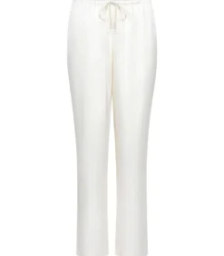 Hunkemöller Satijnen broek met krijtstreep white Best