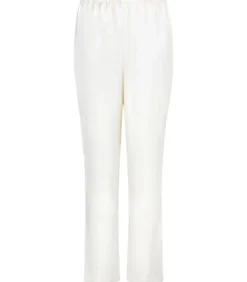 Hunkemöller Satijnen broek met krijtstreep white Best