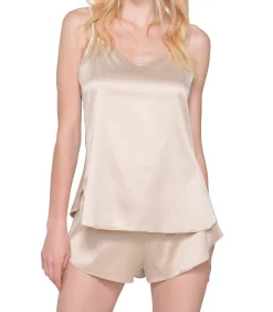 LUNA Satijnen hemdje Prestige beige Online
