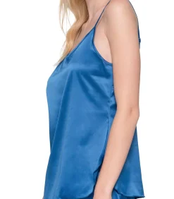 LUNA Satijnen hemdje Prestige blue