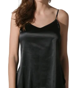 LUNA Satijnen hemdje Prestige zwart black
