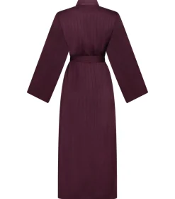 Hunkemöller Satijnen kimono met krijtstreep purple Online