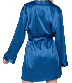 LUNA Satijnen Kimono Prestige blue Clearance