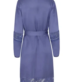 SELMARK Satijnen negligé AGATHA blue Outlet