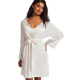 SELMARK Satijnen negligé Matilda bruiloft white Sale