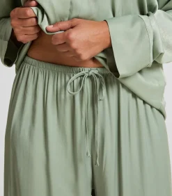 Hunkemöller Satin Trousers green New