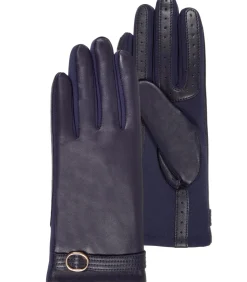 ISOTONER Schapenvacht handschoenen voor dames één maat Navy navyBlue