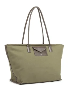 LANCASTER Schoudershopper – Canvas KBA khaki Discount