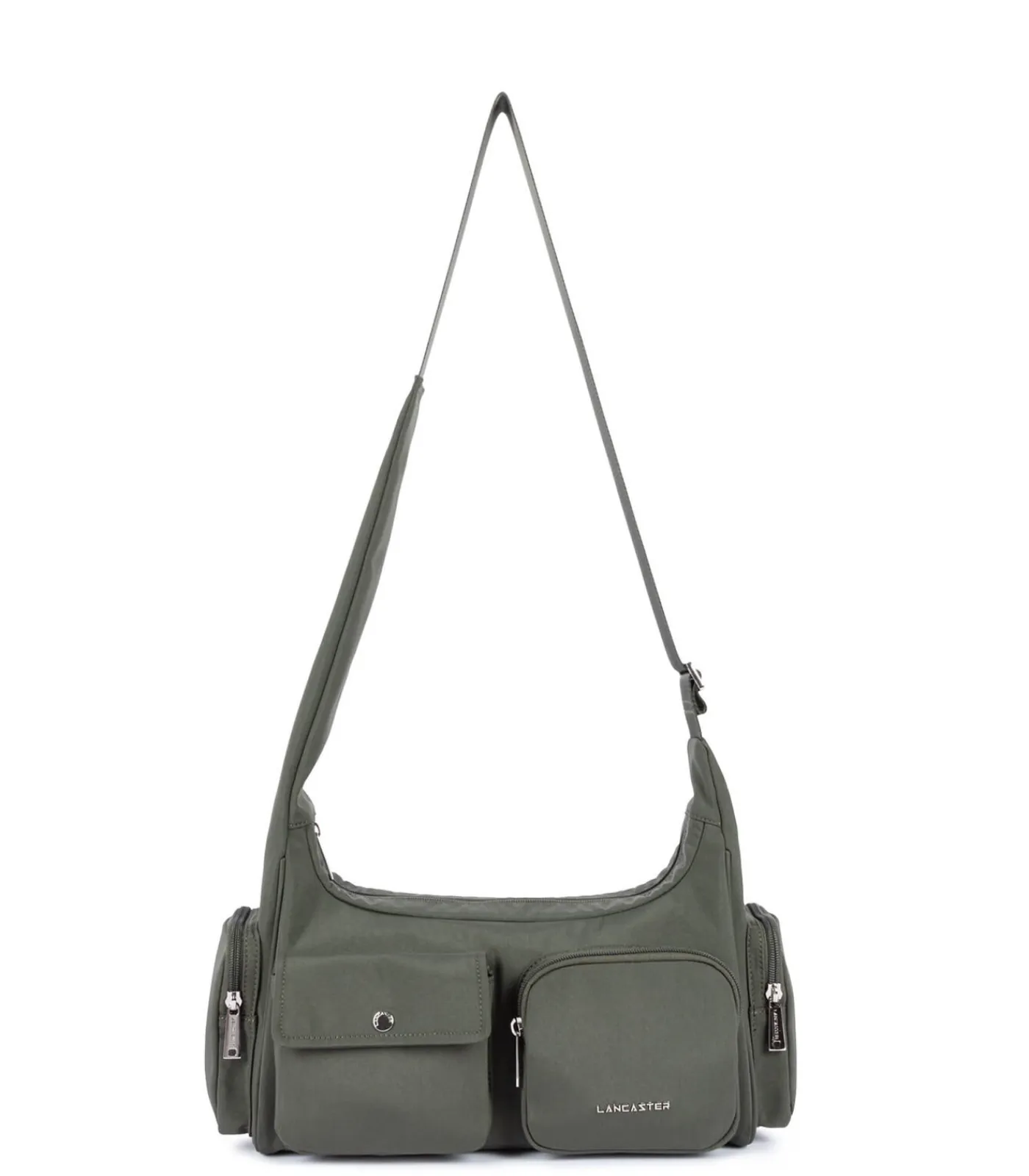 LANCASTER Schoudertas – Basic Pocket khaki Best
