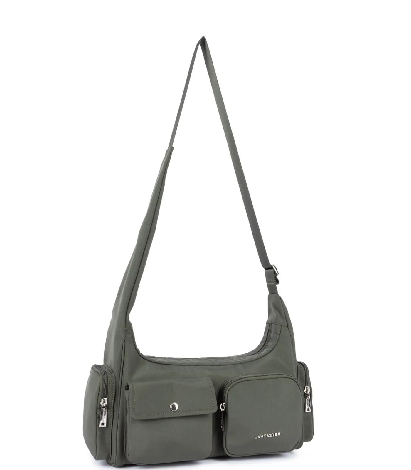 LANCASTER Schoudertas – Basic Pocket khaki Best