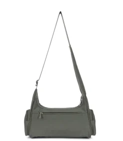 LANCASTER Schoudertas – Basic Pocket khaki Best