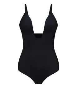 Bye Bra Sculpting Bodysuit Diepe V String | Zwart M black Outlet