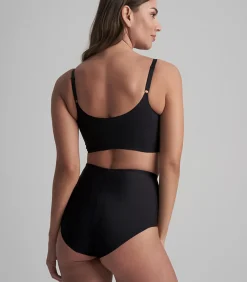 Bye Bra Sculpting Mid-Taille Slip black Outlet