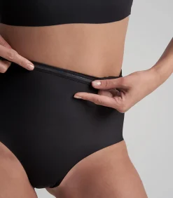 Bye Bra Sculpting Mid-Taille Slip black Outlet