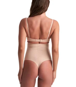 Bye Bra Sculpting ultra hoge taille string beige Hot