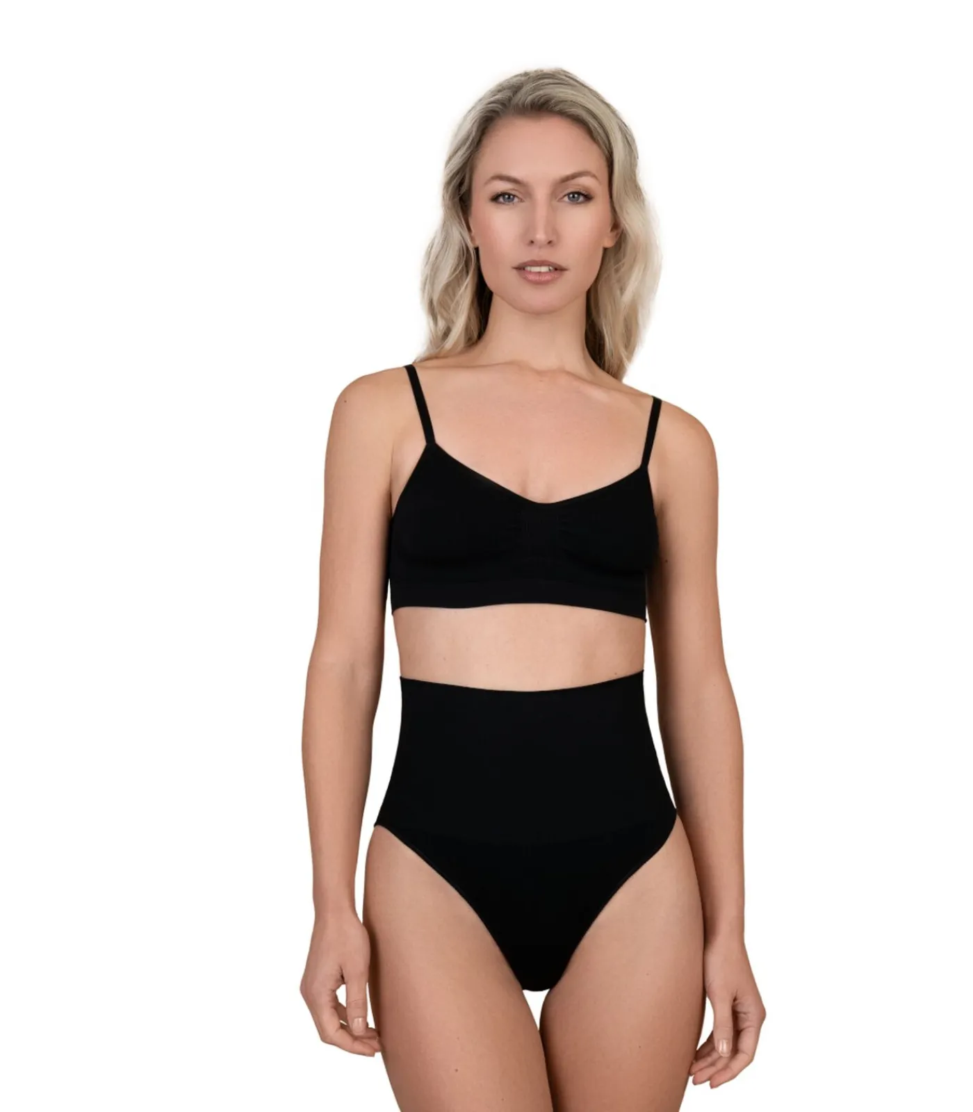 Bye Bra Seamless Slip Met Hoge Taille black New