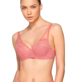 LUNA Semi-voorgevormde balconnet bh PEARL pink Sale