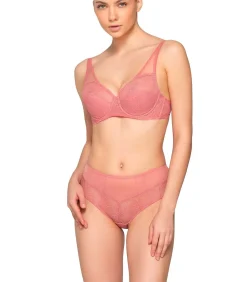 LUNA Semi-voorgevormde balconnet bh PEARL pink Sale
