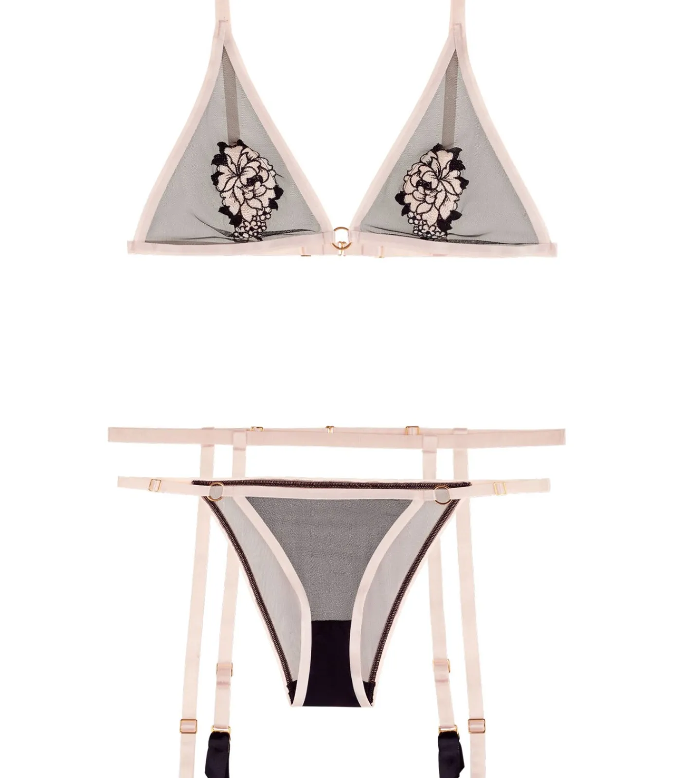 Aubade Set Fleurs Chéries Boîte à Désir black Discount