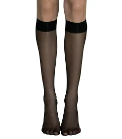 LISCA Set van 2 paar kniehoge sokken 15 DEN Pretty black Sale