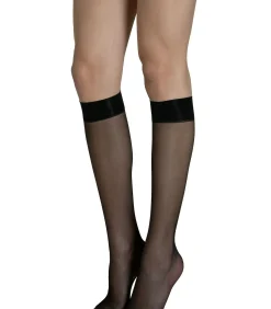 LISCA Set van 2 paar kniehoge sokken 15 DEN Pretty black Sale
