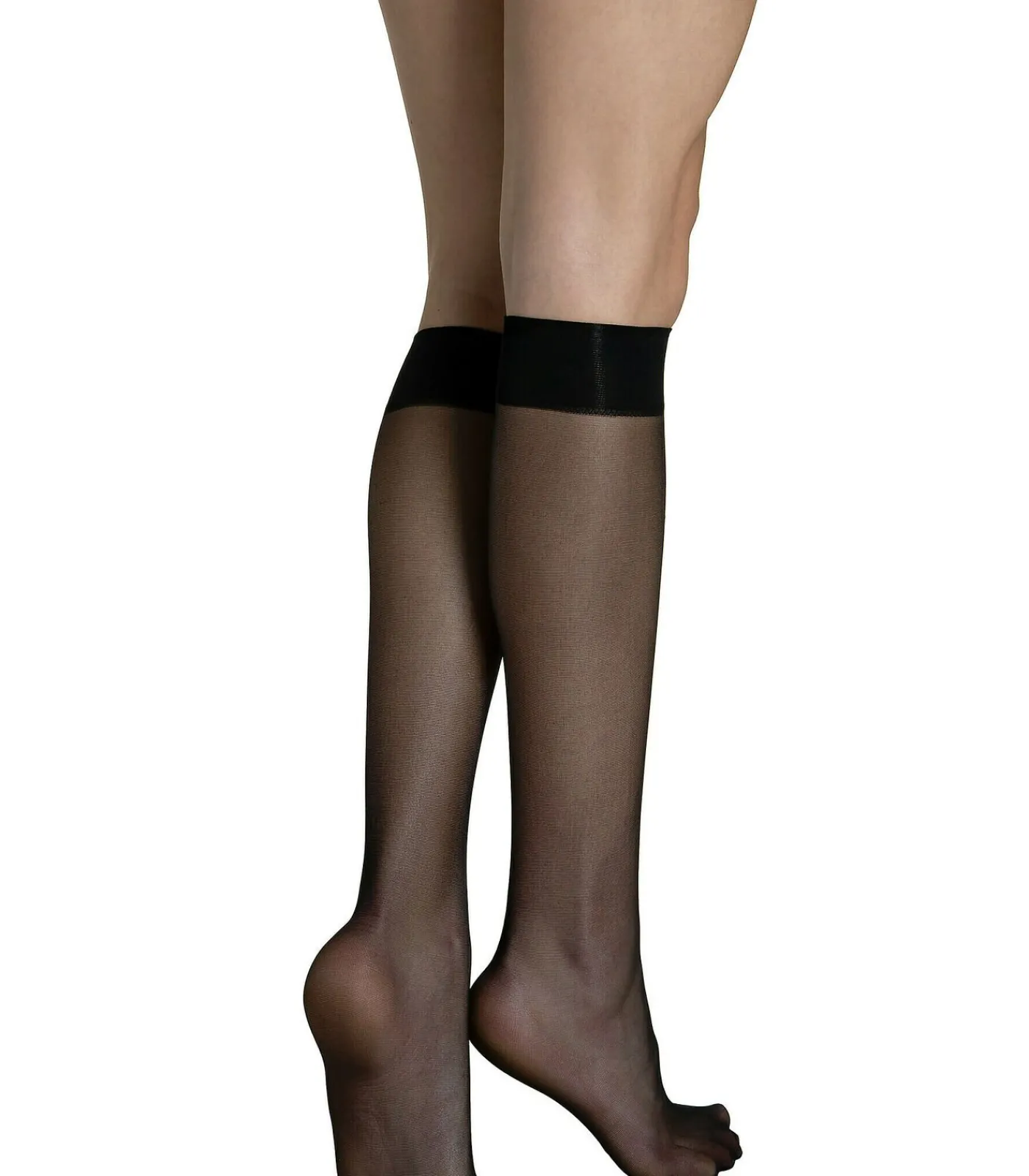 LISCA Set van 2 paar kniehoge sokken 15 DEN Pretty black Sale