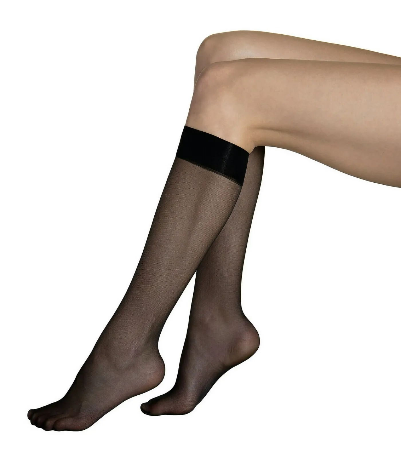 LISCA Set van 2 paar kniehoge sokken 15 DEN Pretty black Sale
