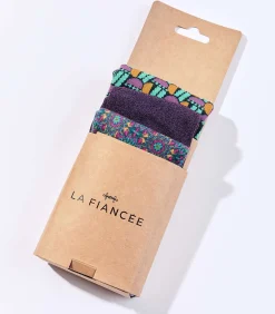 La Fiancée Set van 3 paar sokken ALEANOR darkGreen Clearance