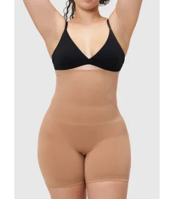 Les Lunes Shaping Broek “RAYAA Seamless Shapewear High Waisted Shorts” lightBrown Online